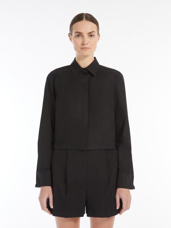 25SS 막스마라 셔츠 2511111253600 003 Black - MAX MARA