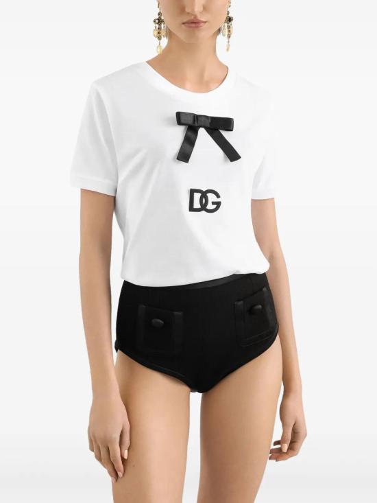 25SS 돌체앤가바나 반팔 티셔츠 F8V47ZGDC4T W0800 White - DOLCE & GABBANA