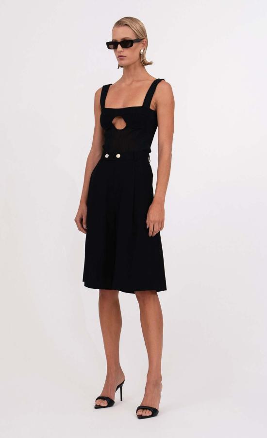  논살란트 레이블 민소매 티셔츠 넌샬런트 라벨 카르멘 탱크 블랙 - NONCHALANT LABEL