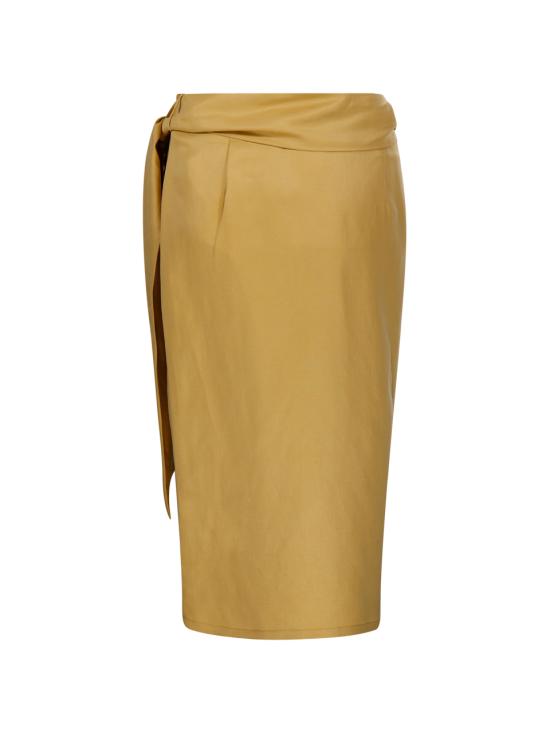 25SS 막스마라 미디 스커트 2511101032600 006 GIALLO - MAX MARA