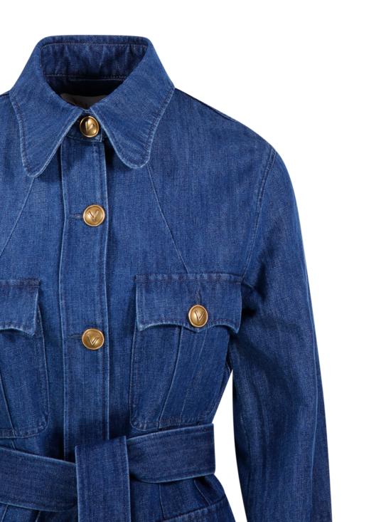 25SS 발렌티노 가라바니 데님 자켓 6B3DC03J94C 558 MEDIUM BLUE DENIM - VALENTINO GARAVANI
