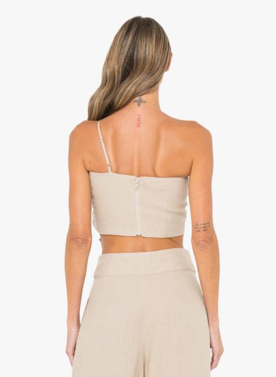  제이비큐 민소매 티셔츠 JBQ 오이스터 탑 사파리 - JBQ