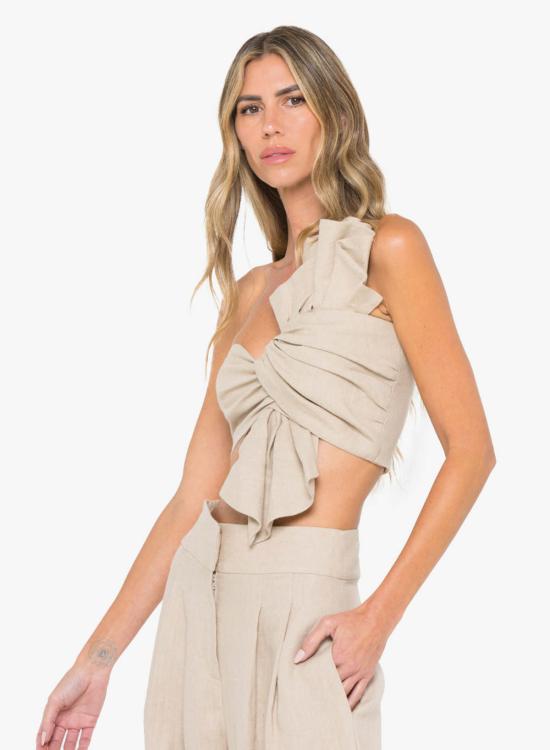  제이비큐 민소매 티셔츠 JBQ 오이스터 탑 사파리 - JBQ