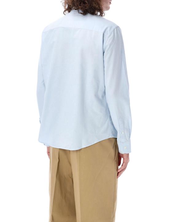 25FW 아미 ADC버튼 다운 셔츠 BFUSH063CO0031450 SKY BLUE DOM - AMI