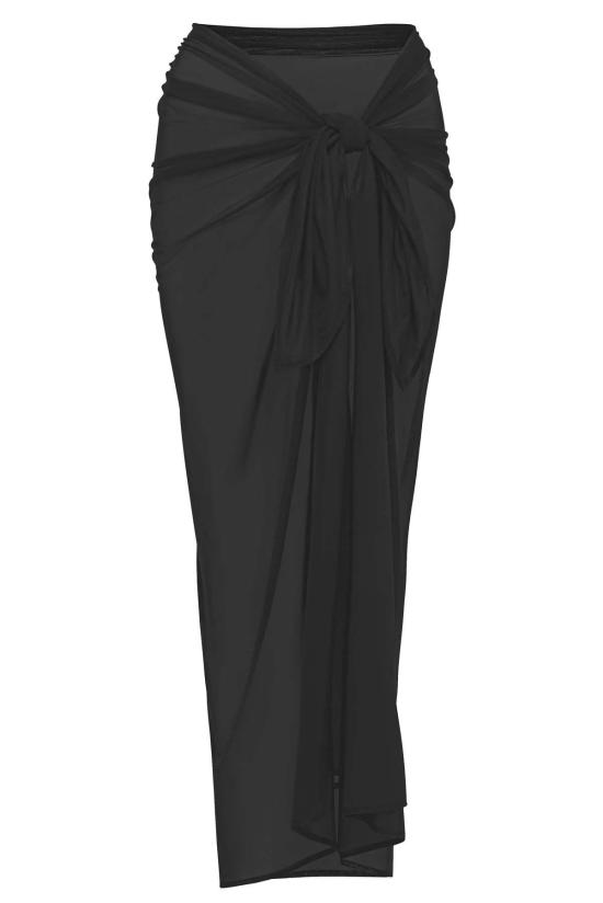  제이드 스윔 비치용품 나일라 파레오 블랙 - JADE SWIM