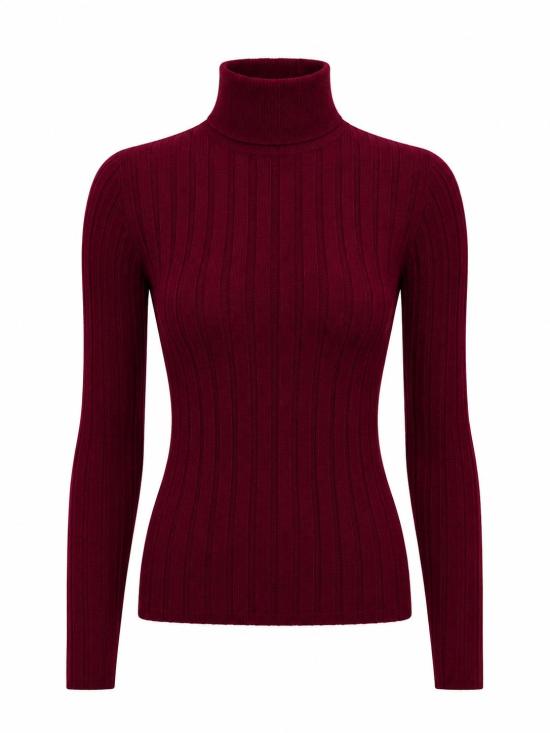 25FW 라 로즈 터틀넥 J01121 31556 Bordeaux