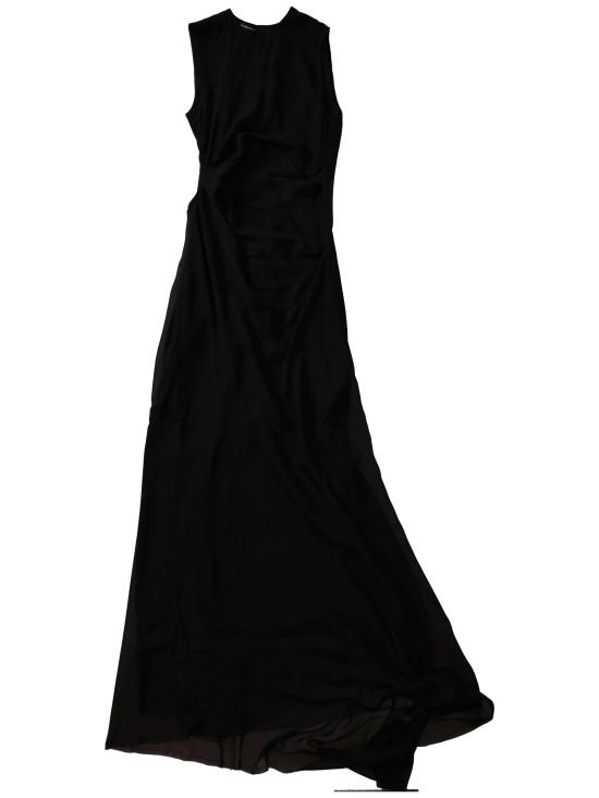 25SS 앤 드뮐미스터 롱 원피스 B0012534FA132 099 BLACK 2510 W DR40 FA132 099