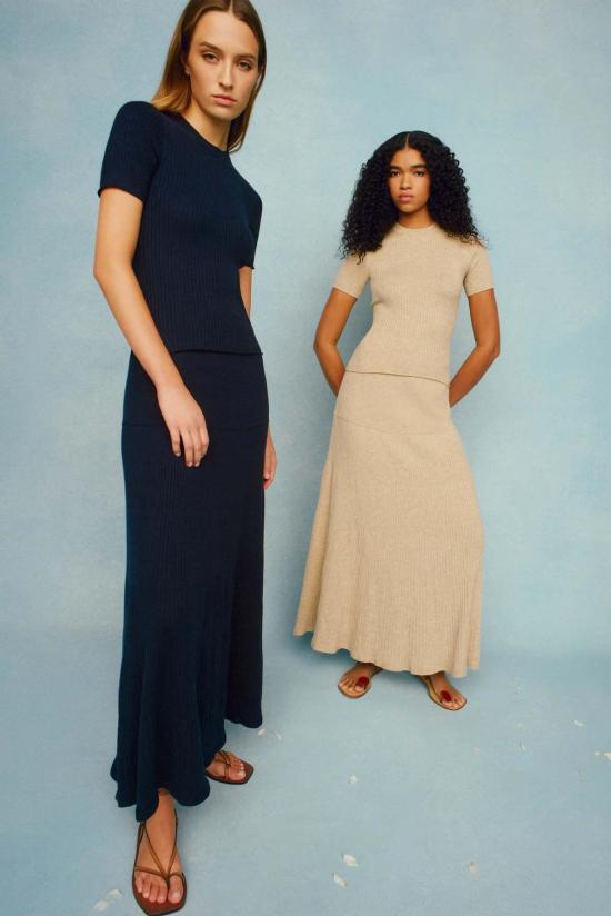  마리 올리버 롱 스커트 케일런 스커트 - MARIE OLIVER