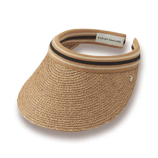 26SS 헬렌카민스키 썬캡 HAT50265 NOUGAT BLACK STRIPE DOM - HELEN KAMINSKI