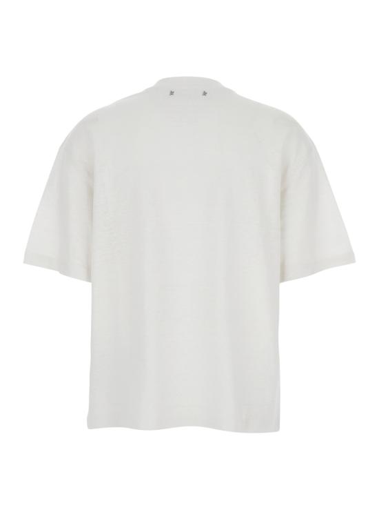 25SS 골든구스 반팔 티셔츠 GWP01874P00189111421 White - GOLDEN GOOSE