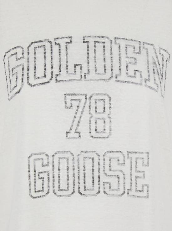 25SS 골든구스 반팔 티셔츠 GWP01874P00189111421 White - GOLDEN GOOSE