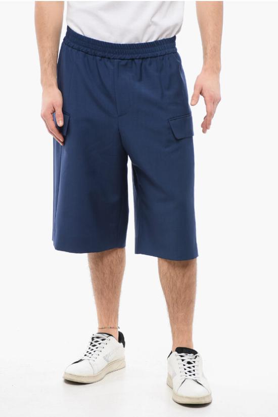  알렉산더 맥퀸 숏팬츠 774203 QUAAE 4244 Blue