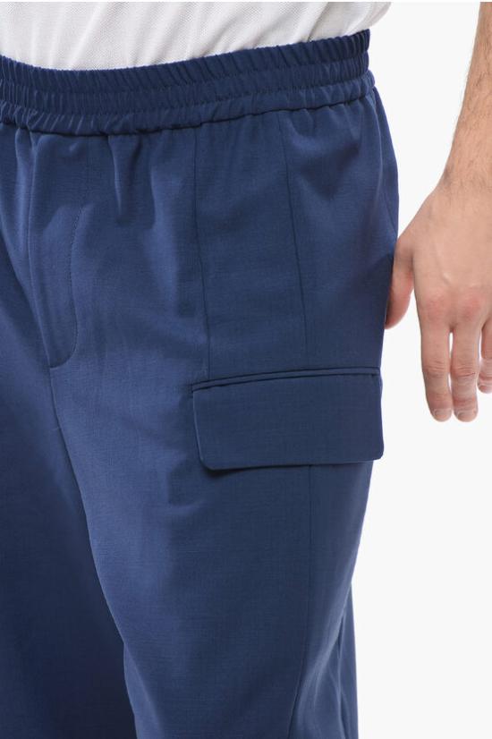  알렉산더 맥퀸 숏팬츠 774203 QUAAE 4244 Blue - ALEXANDER MCQUEEN