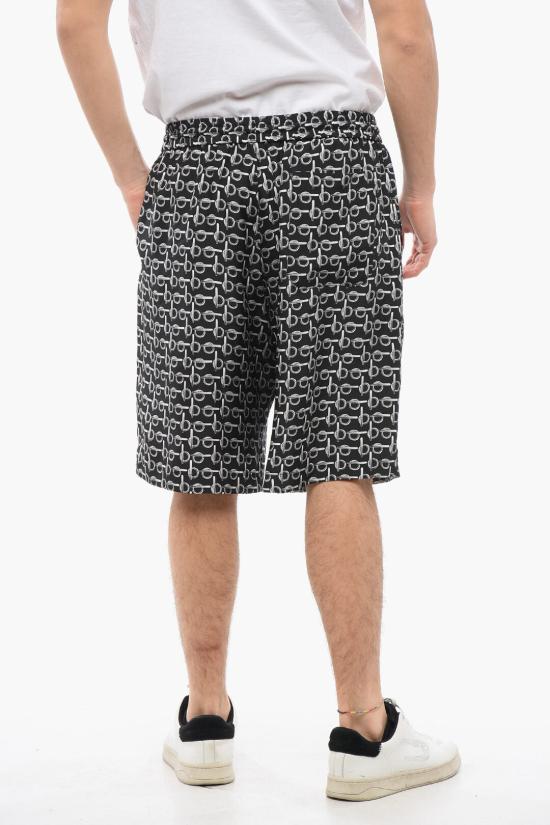  버버리 숏팬츠 8089043 B9593 SILVER BLACK Black - BURBERRY