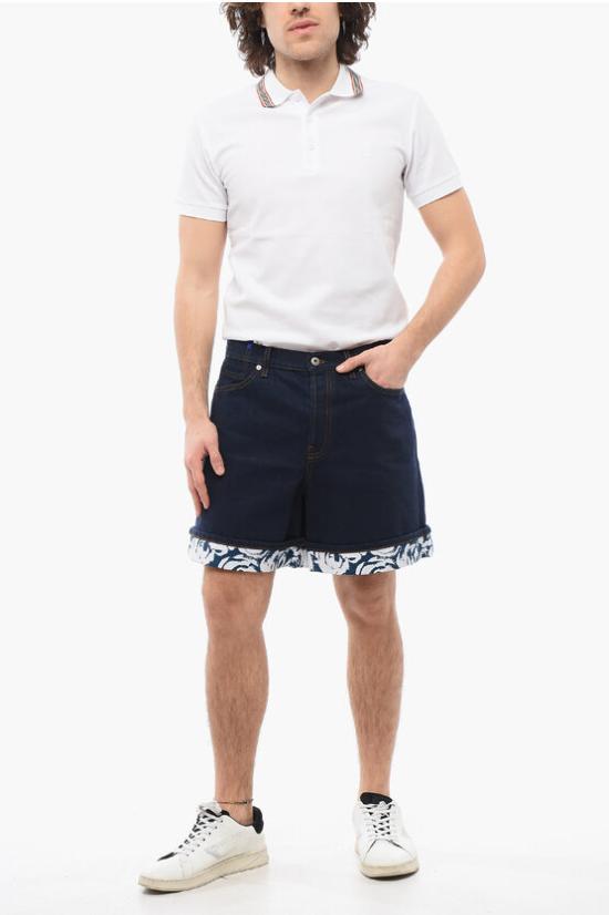  버버리 숏팬츠 8081149 A1503 INDIGO BLUE Blue - BURBERRY