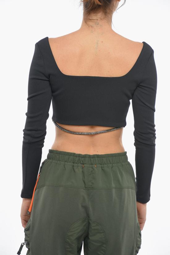  아누키 긴팔 티셔츠 APF22 I10 Black - ANOUKI