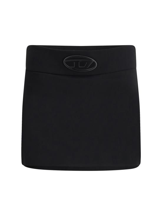 25SS 디젤 숏 스커트 A143880PHAL 9XXA BLACK