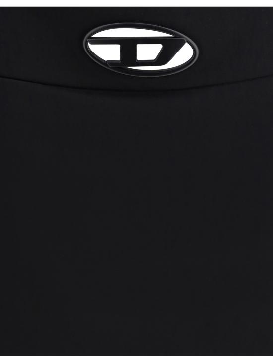 25SS 디젤 숏 스커트 A143880PHAL 9XXA BLACK - DIESEL