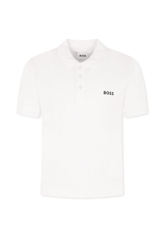 25SS [키즈] 보스 폴로 셔츠 J52014 10P WHITE