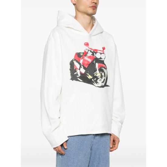 25SS 오너 더 기프트 후드 티셔츠 HTG250151 WHITE - HONOR THE GIFT