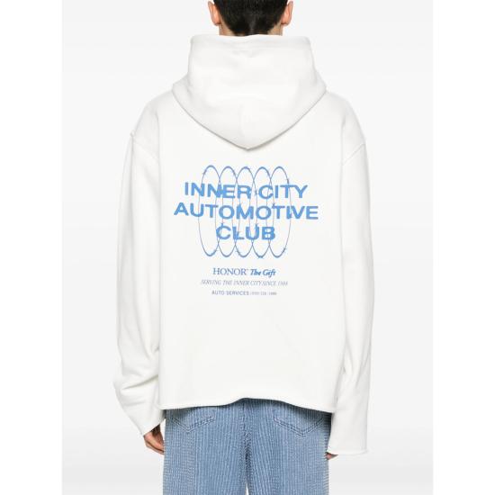 25SS 오너 더 기프트 후드 티셔츠 HTG250151 WHITE - HONOR THE GIFT