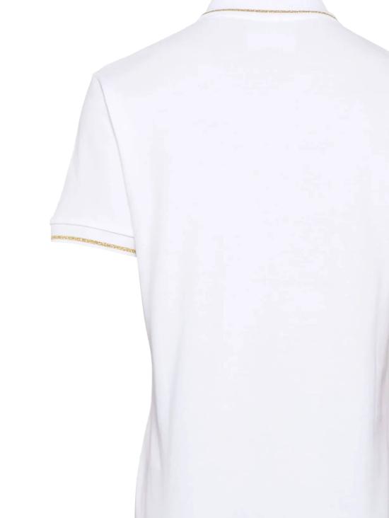 25SS 베르사체 폴로 티셔츠 78GAGT00CJ01TG03 WHITE GOLD DOM - VERSACE