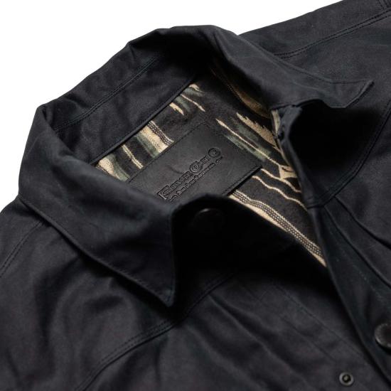  Freenote Cloth 무톤 프리노트 클로스 Rj 1 라이더 재킷 블랙 - FREENOTE CLOTH