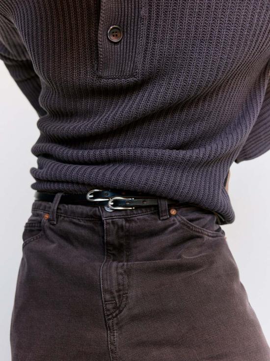  아워레가시 스웨터 우리의 유산 웻 바크 드라이 코튼 네비게이터 폴로 - OUR LEGACY