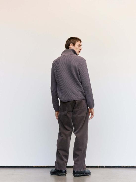  아워레가시 스웨터 우리의 유산 웻 바크 드라이 코튼 네비게이터 폴로 - OUR LEGACY