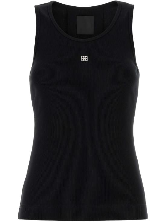 25SS 지방시 민소매 티셔츠 BW70CH3YQS 001 Black