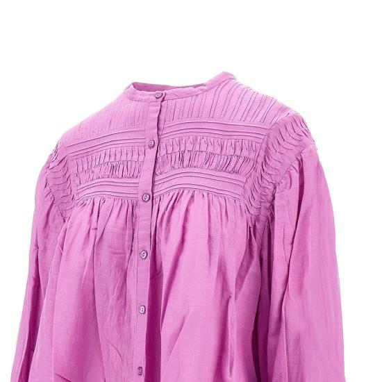  이자벨마랑에뚜왈 블라우스 ISABEL MARANT ETOILE 'Plalia' 코튼 보일  여성 퍼플 - ISABEL MARANT ETOILE