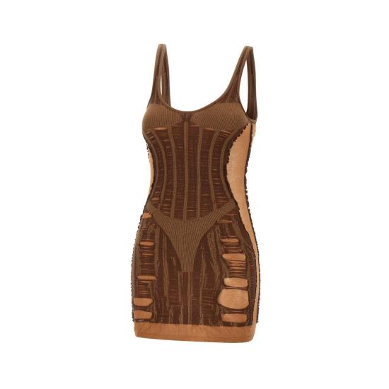 25SS 디젤 숏 원피스 A19215 0BJBI7DG Brown - DIESEL