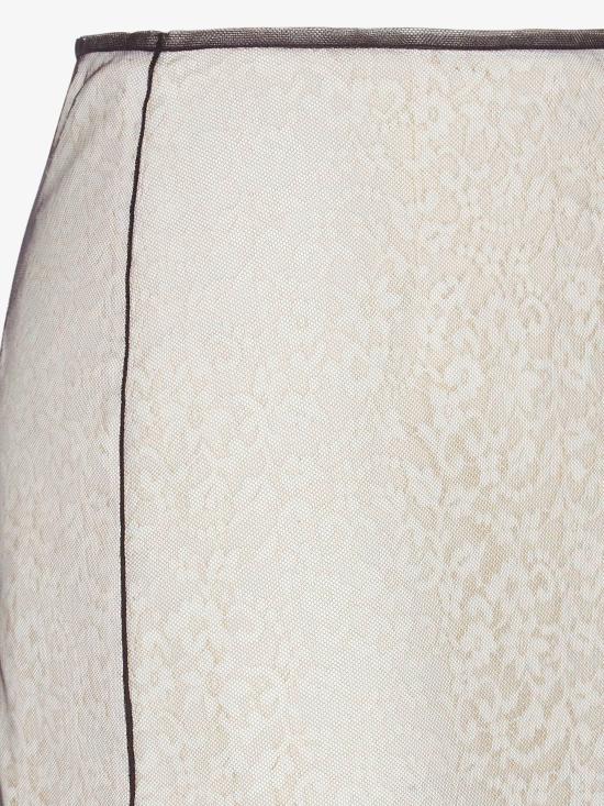 25SS 펜디 미디 스커트 FQ7641AUP7 F1T48 White - FENDI
