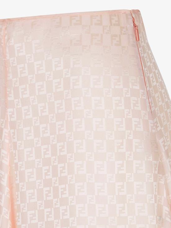25SS 펜디 롱 스커트 FQ7655AUQG F1RX0 Pink - FENDI