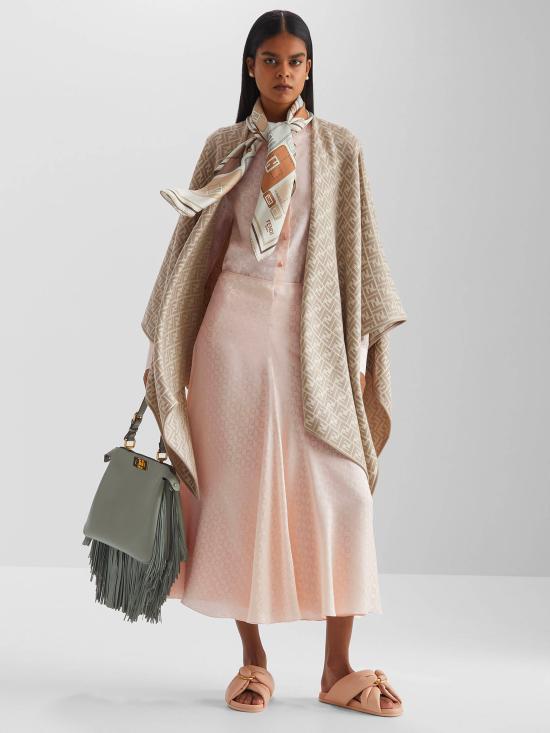 25SS 펜디 롱 스커트 FQ7655AUQG F1RX0 Pink - FENDI