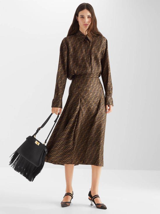 24FW 펜디 블라우스 FS8107A8G3 F118W Brown - FENDI