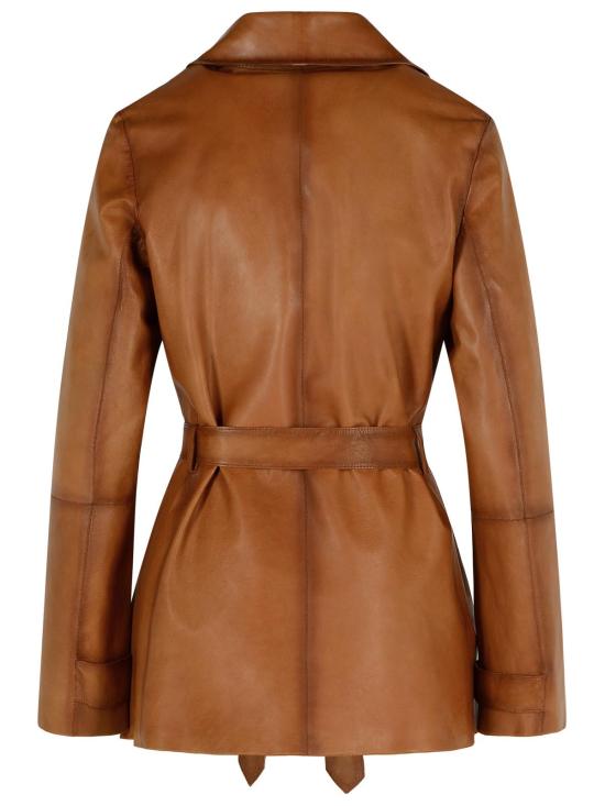 25SS 불리 가죽 자켓 BE25 7930 SDSD09 Brown - BULLY