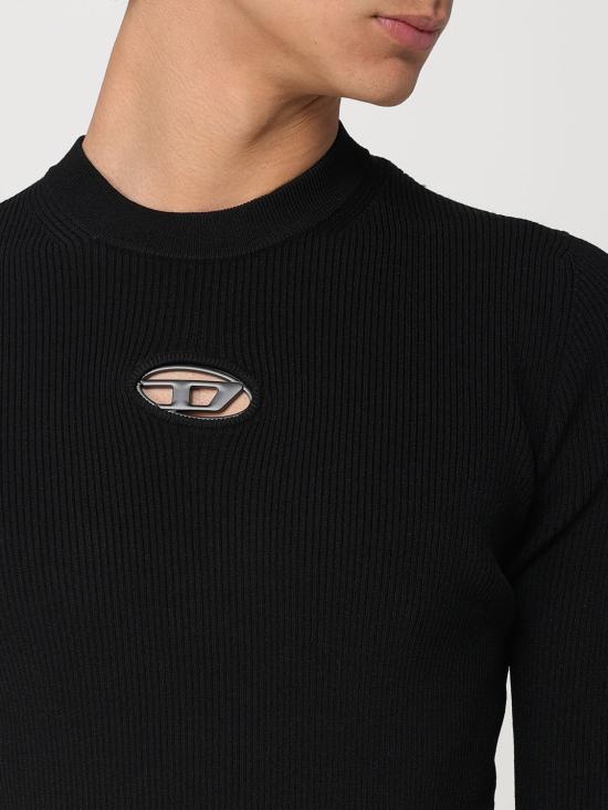 25FW 디젤 스웨터 A168770DLAX 9XXA Black - DIESEL
