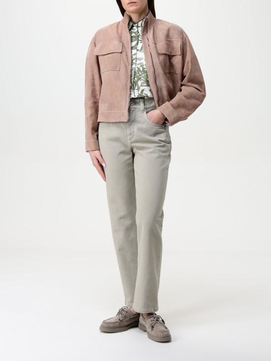 25FW 브루넬로 쿠치넬리 블라우스 ML900NL646 C001 Green - BRUNELLO CUCINELLI