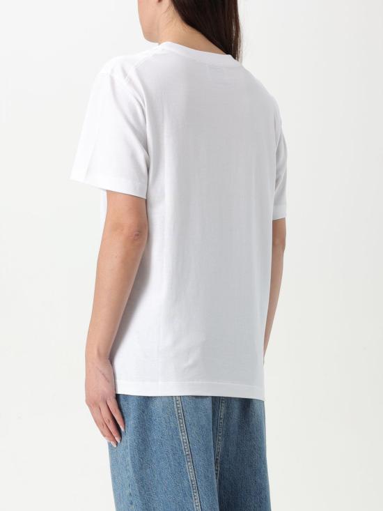 25SS 모스키노 반팔 티셔츠 07073229 1001 White - MOSCHINO