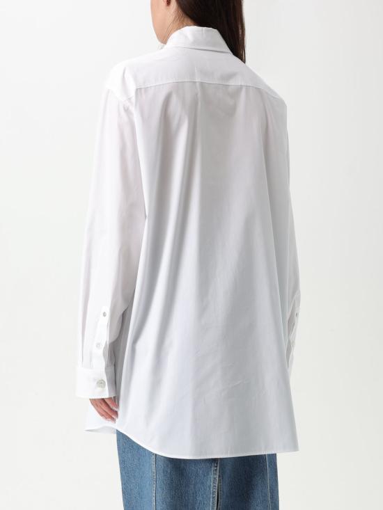 25FW 모스키노 셔츠 02093227 1001 White - MOSCHINO