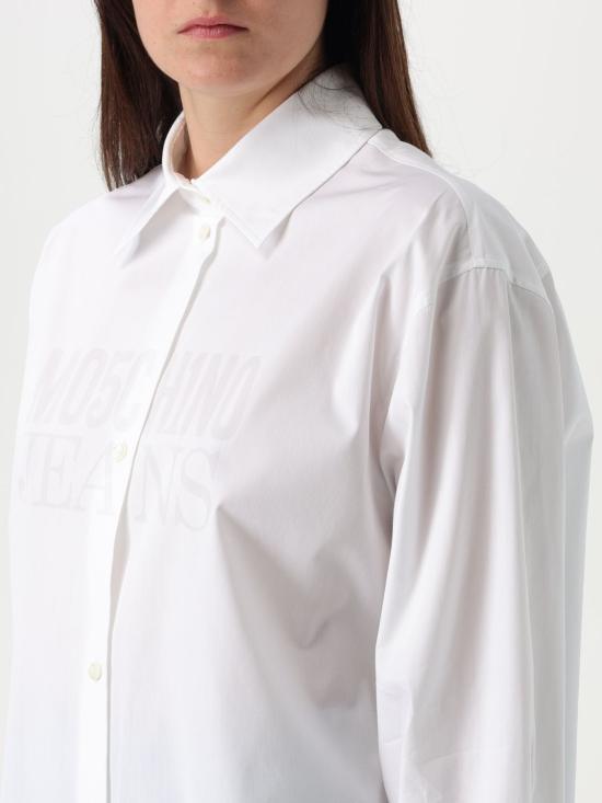 25FW 모스키노 셔츠 02093227 1001 White - MOSCHINO
