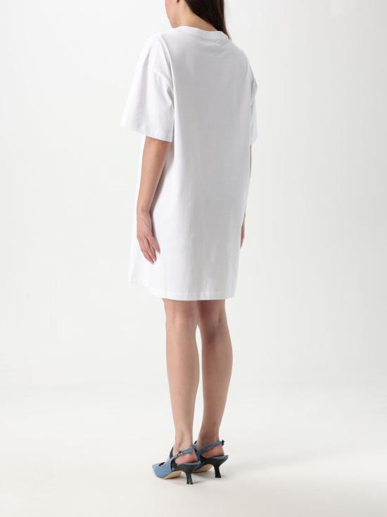 25SS 모스키노 미디 원피스 04663229 7001 White - MOSCHINO