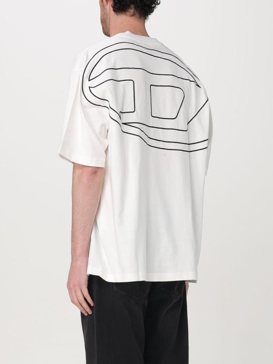 25FW 디젤 반팔 티셔츠 A113020HGAM 141 White - DIESEL