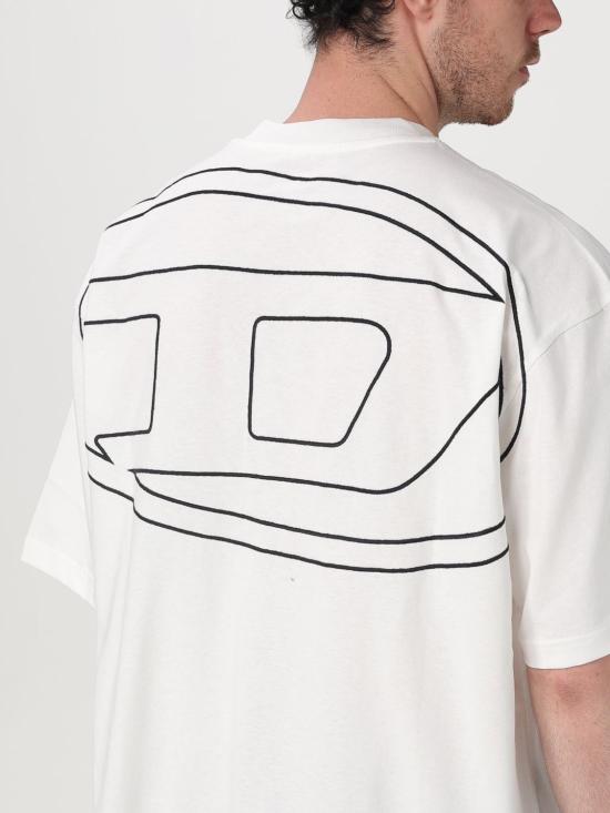 25FW 디젤 반팔 티셔츠 A113020HGAM 141 White - DIESEL