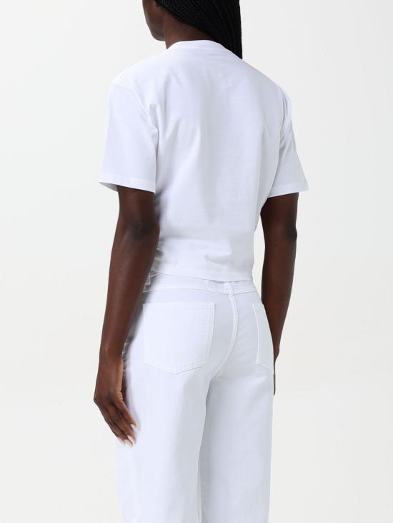 25FW 베르사체 반팔 티셔츠 10188981A13610 1W000 White - VERSACE