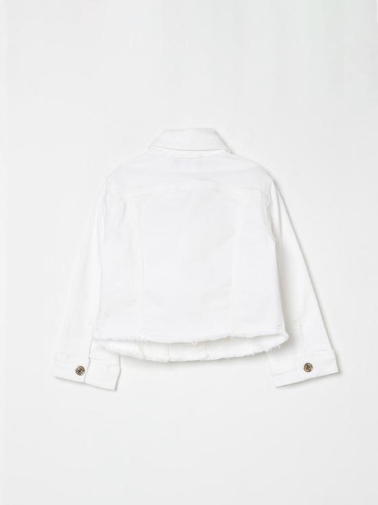 25FW [키즈] 트윈셋 캐주얼 자켓 251GJ2612 00808 White - TWINSET