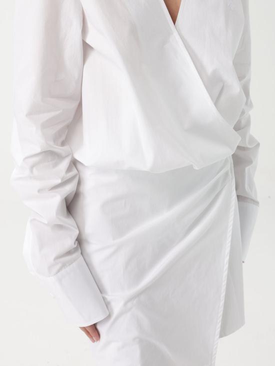 25FW 디 아티코 미디 원피스 250WCA00394CCC052AA 001 White - THE ATTICO