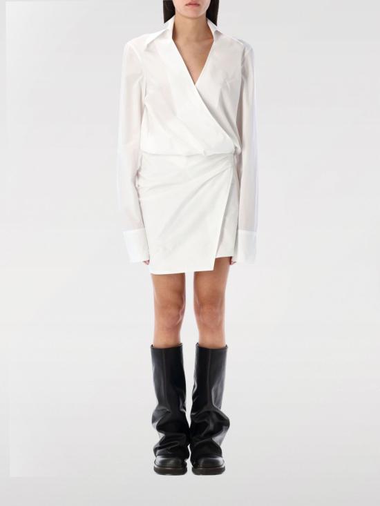 25FW 디 아티코 미디 원피스 250WCA00394CCC052AA 001 White