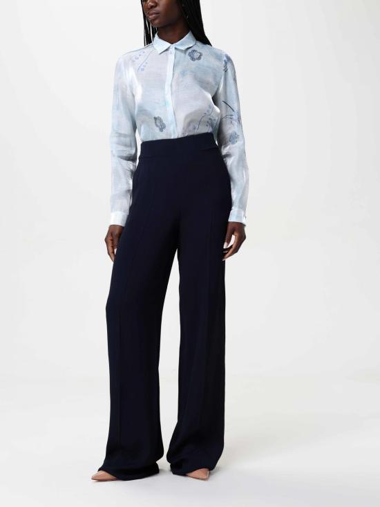 25SS 엠포리오 아르마니 스트레이트 팬츠 EW001421TE12255 OB003 Blue - EMPORIO ARMANI